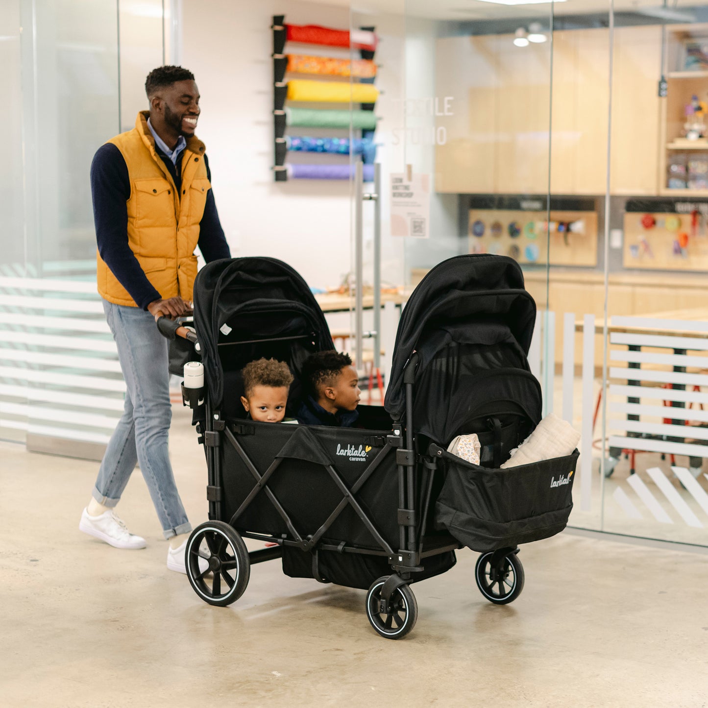 Caravan QUAD Stroller Wagon - Larktale
